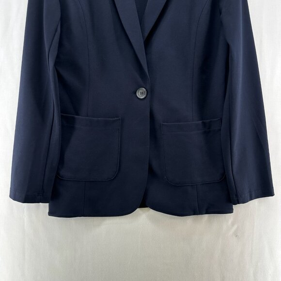 Philosophy Republic Clothing Blazer M Viscose Blend One Button Suit Jacket Black - Picture 5 of 13